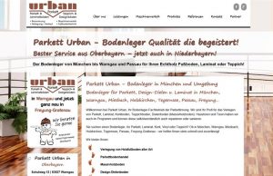 Webdesign Parkettleger Urban